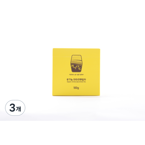 정성다린 유기농 타타리 메밀차 100g, 1개입, 3개
