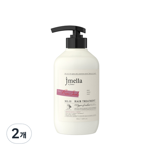 제이멜라 인 프랑스 시그니처 로즈 스웨이드 헤어 트리트먼트, 2개, 500ml