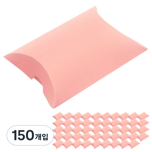 도나앤데코 아주 작은 반달 선물상자, 핑크, 150개입