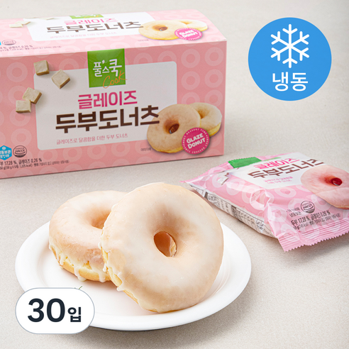 풀스쿡 글레이즈 두부도너츠 (냉동), 50g, 5개입, 6박스