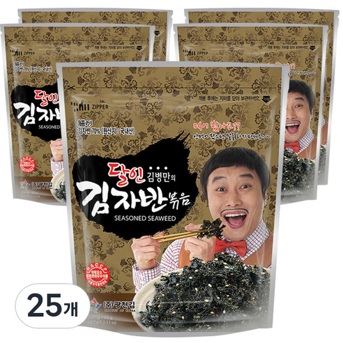 달인 김병만의 김자반 볶음, 60g, 25개