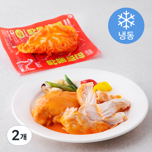 한끼통살 닭가슴살 스리라차마요 (냉동), 100g, 2개