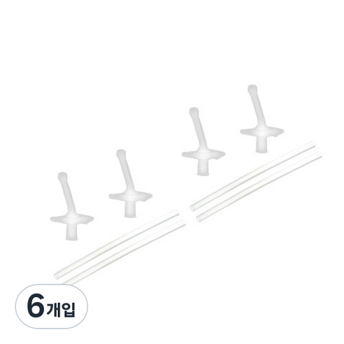 릿첼 교체용빨대세트 S-1 AQ첫걸음스트로타입용 2p, 6개