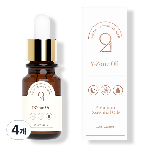 912 와이존 아로마 오일, 10ml, 4개