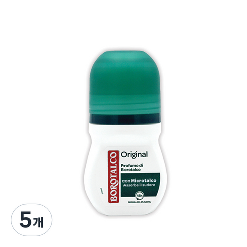 보로탈코 롤온 데오드란트 오리지널, 5개, 50ml