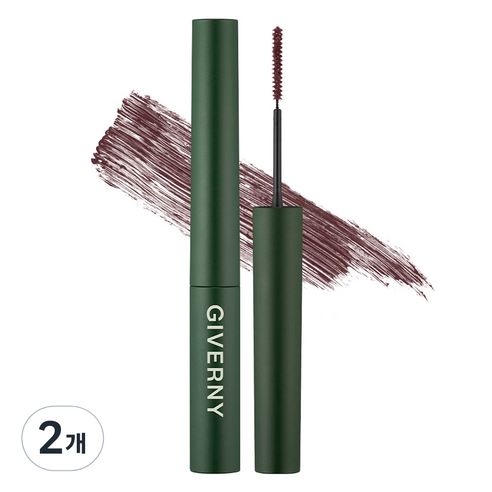 지베르니 밀착 센서티브 마스카라 3.5g, 03 로즈 브라운, 2개