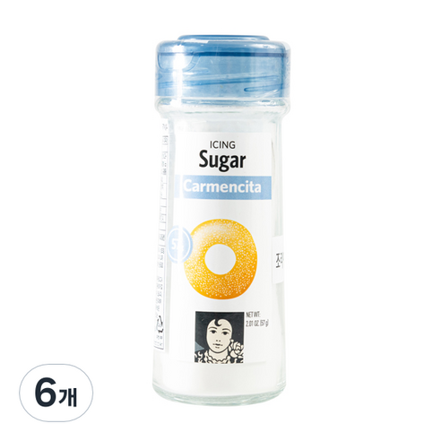 카르멘시타 베이킹용 아이싱슈가 파우더, 57g, 6개