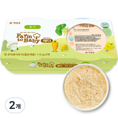 팜투베이비 레디 실온이유식 후기 순두부멸치죽, 순두부, 220g, 2개
