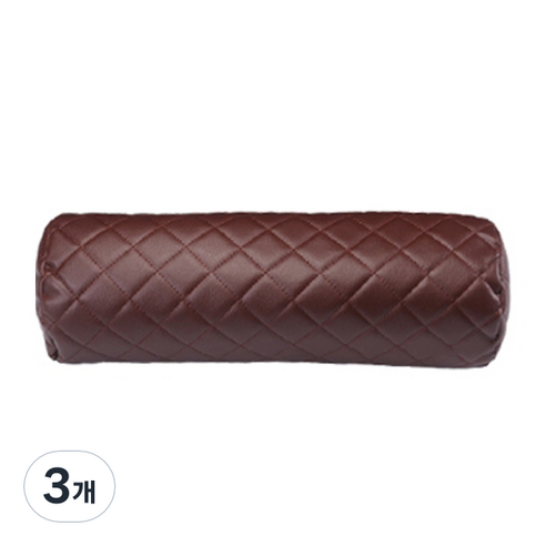 차량용 프리미엄 넥쿠션 전차종, 브라운, 3개