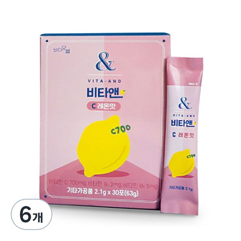 비타앤 비타민 C 레몬맛 30p, 6개, 63g