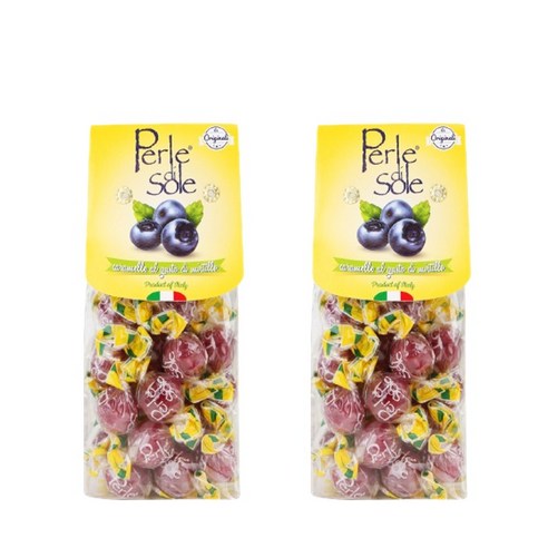 페를레디솔레 블루베리맛 캔디, 200g, 2개