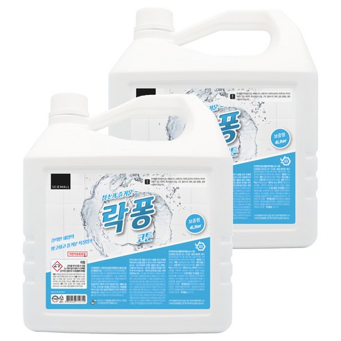 락퐁 욕실 청소세제 코튼향, 4L, 2개