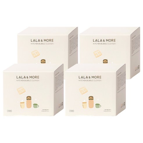 라라앤모어 키친 버블 클리너 텀블러 세정제, 25g, 48개