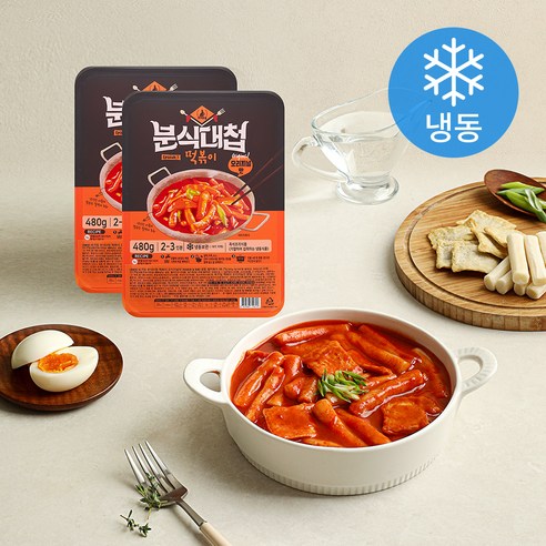 [로켓프레시] 토끼밀 분식대첩 떡볶이 오리지널맛 (냉동)