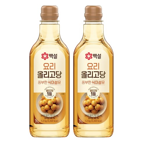 백설 요리올리고당, 1.2kg, 2개
