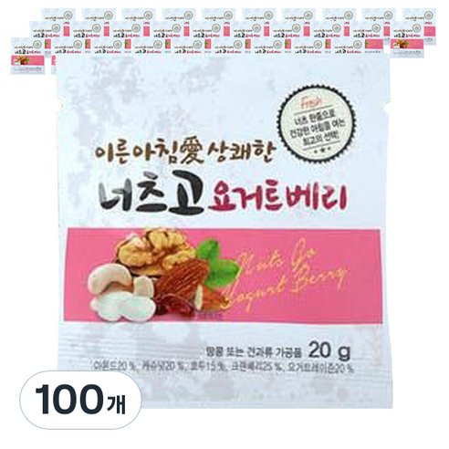 토농이 너츠고 요거트베리, 20g, 100개
