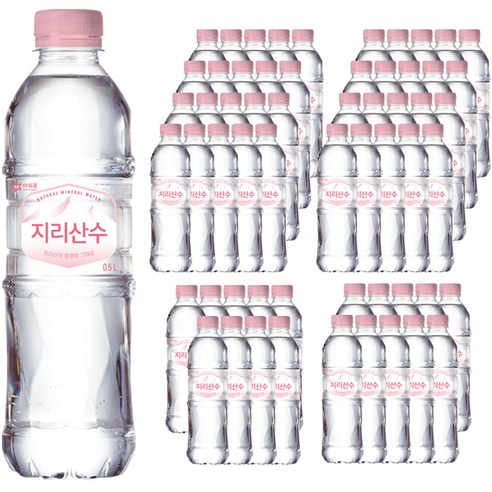 아워홈 지리산수 핑크, 500ml, 60개