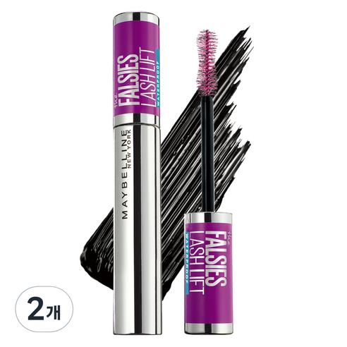 메이블린 폴시 래시 리프트 마스카라 8.6ml, 2개