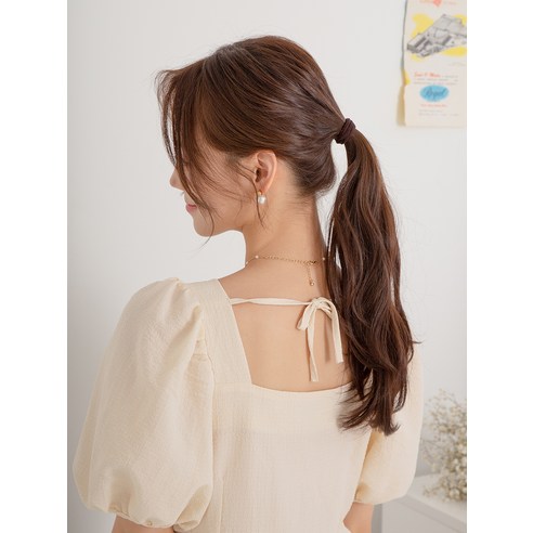 섬세한 아름다움을 더하는 마법, 아피나르 곱창밴드 머리끈