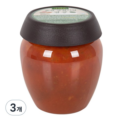 더해담 순창 상황버섯 쌈장, 1kg, 3개