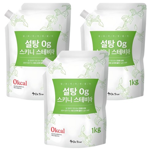 닥터트루 스키니 스테비아, 1kg, 3개