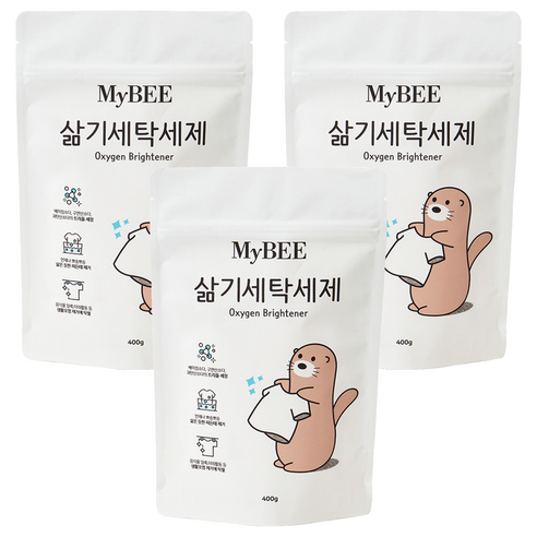 마이비 삶기 세탁세제 리필 400g, 3개
