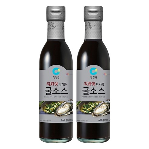 청정원 직화맛 파기름 굴소스, 465g, 2개