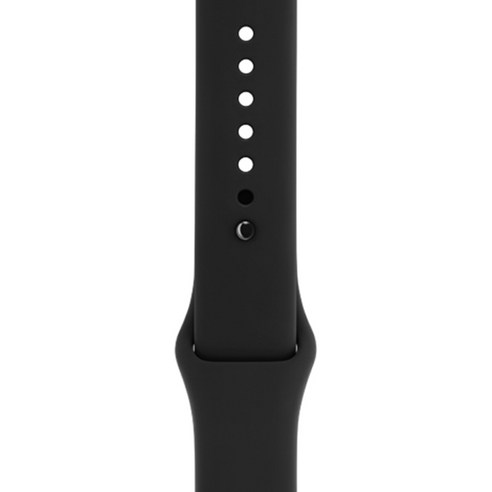 Apple 정품 애플워치 3/6/SE 스포츠 밴드, 42/44mm, Black