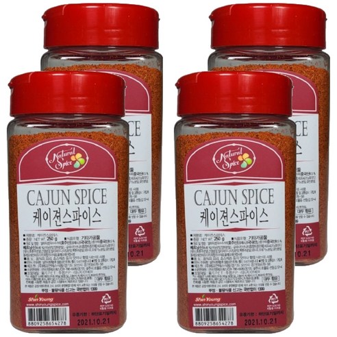 내츄럴스파이스 케이젼 스파이스, 250g, 4개