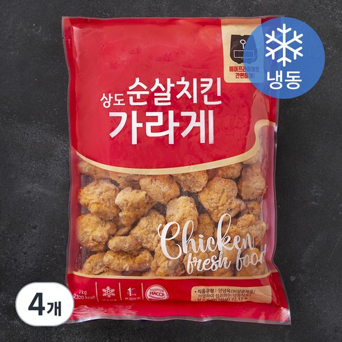 상도 순살치킨 가라게 (냉동), 1kg, 4개