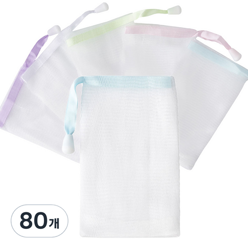 코멧 4겹 비누 거품망, 80개