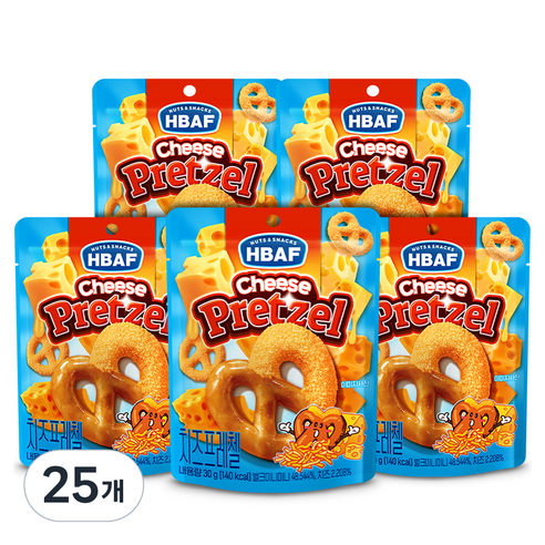 바프 치즈 프레첼, 25개, 30g