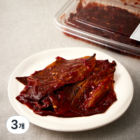 식탁위의사계 양념콩잎, 120g, 3개