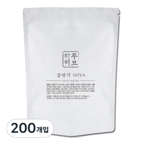 하루허브 결명자차 대용량, 1g, 50개입, 4개