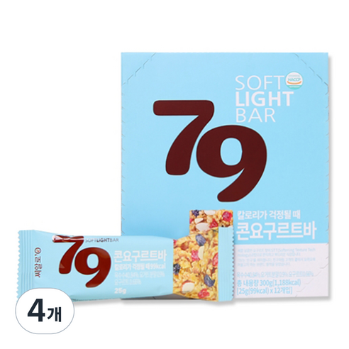 씨알로 79 콘요구르트바, 300g, 4개
