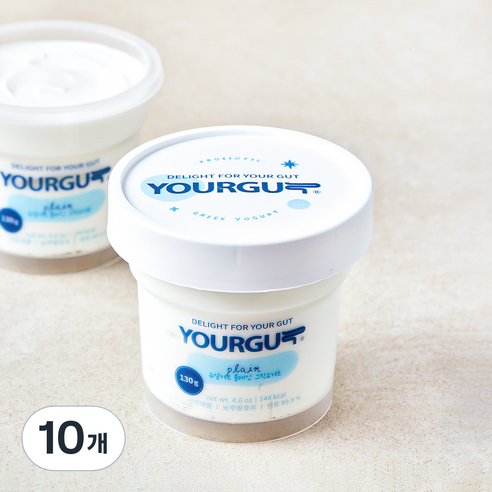 유얼거트 플레인 그릭요거트, 130g, 2개입, 5개
