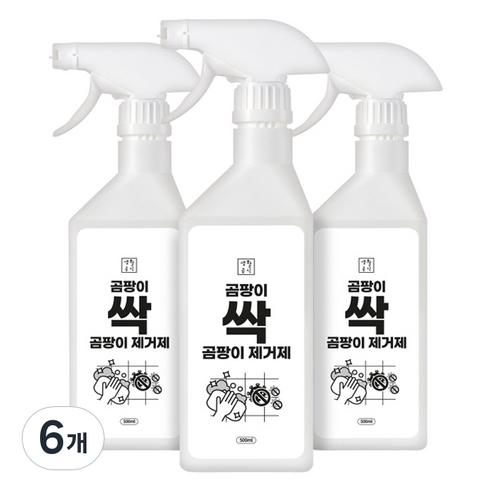 생활공식 곰팡이 싹 곰팡이 제거제, 500ml, 6개