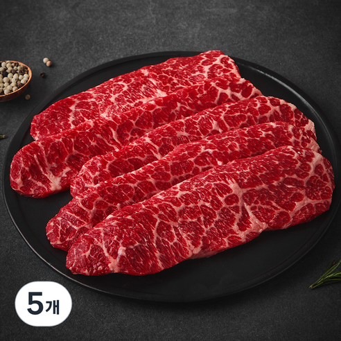 미국산 프라임 소고기 살치살 구이용 (냉장), 300g, 5개