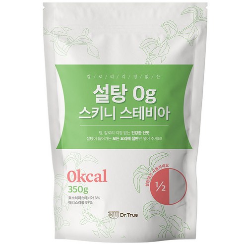 설탕 0g 스키니 스테비아, 1개, 350g