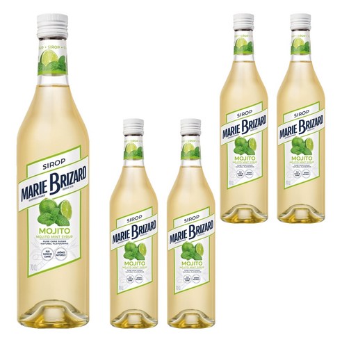 마리브리자드 모히또 민트 시럽, 700ml, 5개