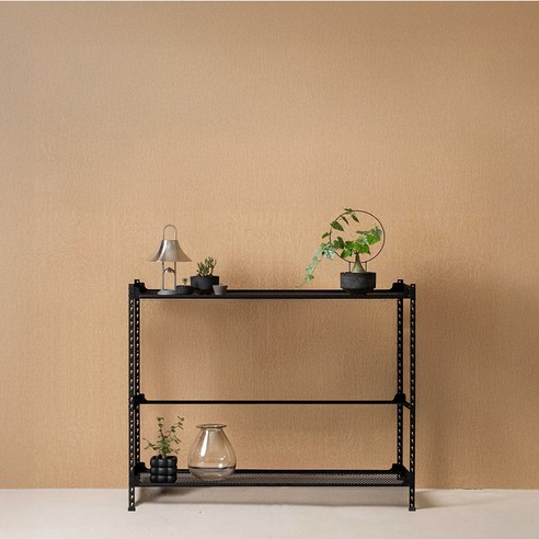 아임랙 녹방지 화분선반 슬림랙 1000 x 300 x 900 mm, 무드블랙, 2단