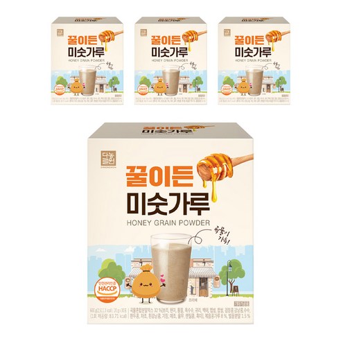 다농원 꿀이든 미숫가루 30p, 600g, 4개
