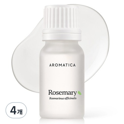 아로마티카 로즈마리 에센셜 오일, 10ml, 4개