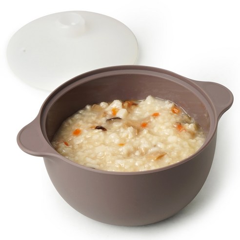 실리가든 실리콘 냄비 찜기 500ml, 코코아, 1개
