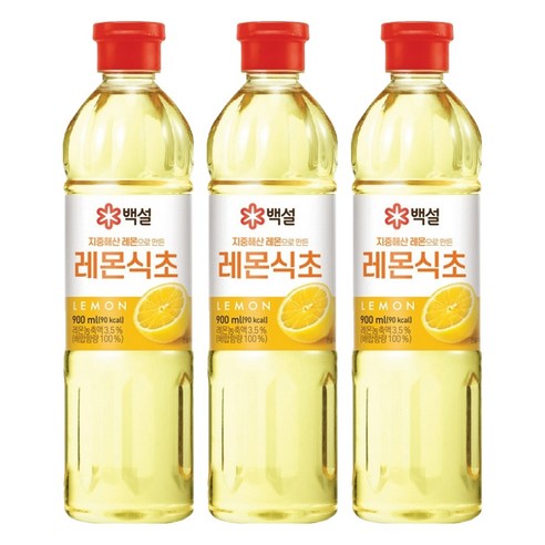 지중해산 레몬식초, 900ml, 3개