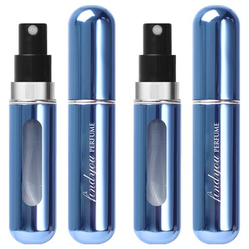 파인듀 향수 공병 5ml, 블루 유광, 2개