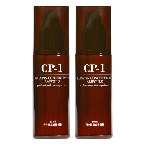 씨피원 케라틴 극손상 모발용 헤어앰플, 80ml, 2개