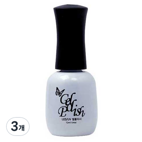 뷰닉스 매트 탑젤, 유백색, 3개, 12ml