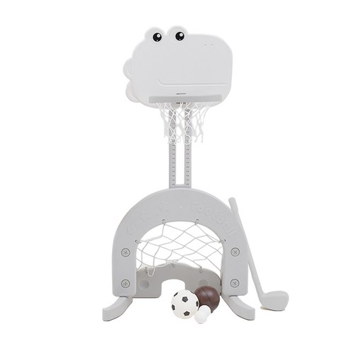 BeneBene 헬로 디노 3in1 멀티 농구대, White, 1세트