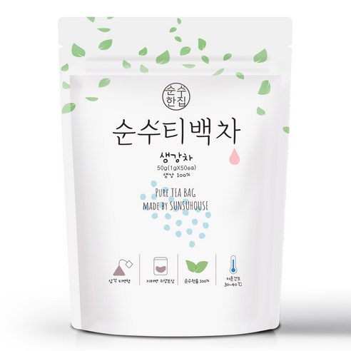 순수한집 생강차 삼각티백, 1g, 50개입, 1개